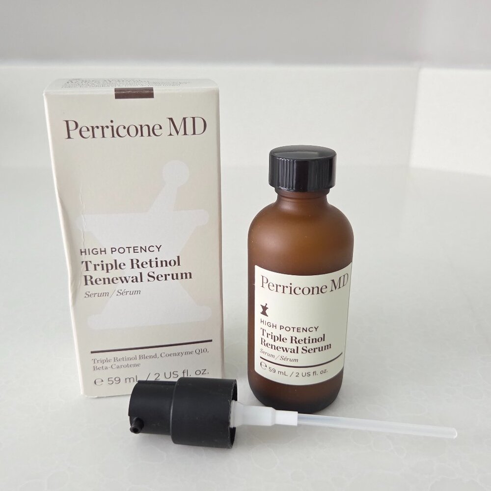 Perricone MD High Potency Triple Retinol Renewal Serum Skincare 2 oz 59mL New